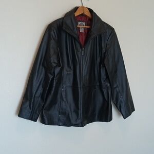 Shaver Lake Authentic Outerwear Women's Leather Jacket Black Size XL